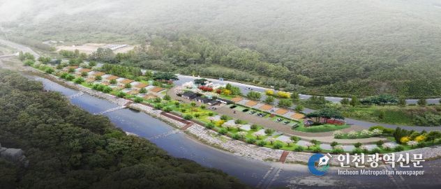 부여 수리바위 캠핑정원 조감도