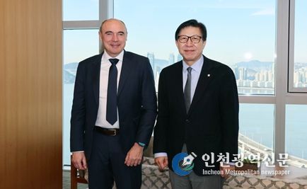 박형준 부산시장, 르노그룹 부회장 회동… 미래차 유치 발 벗고 나서