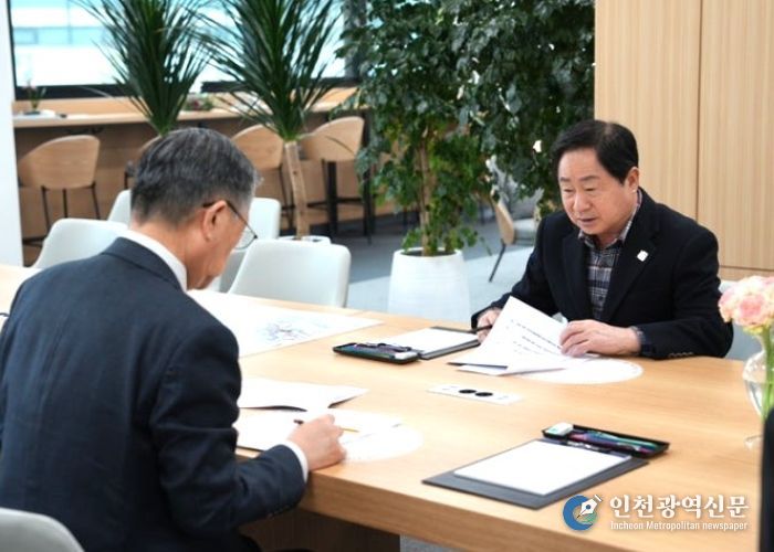 주광덕 남양주시장, 한국토지주택공사(LH) 이한준 사장에게 주요 현안 해결 요구