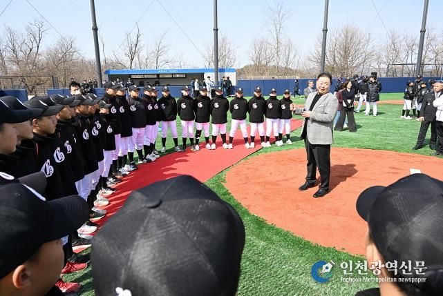 파주 캠프하우즈 미군 반환 공여지에 ‘야구장’ 개장…스포츠 저변 확대