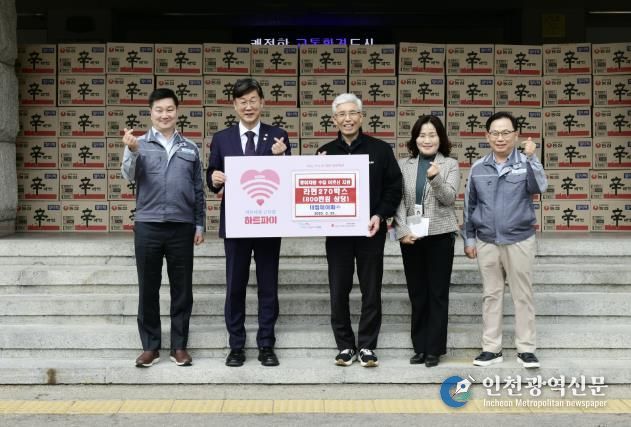 안산시, 태림페이퍼(주)로부터 취약계층 지원 물품 기탁받아