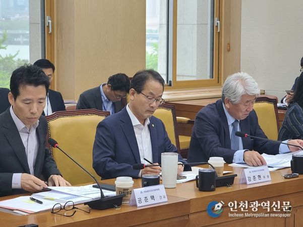 국회세종의사당추진단 건축소위 회의에 참석한 강준현 의원