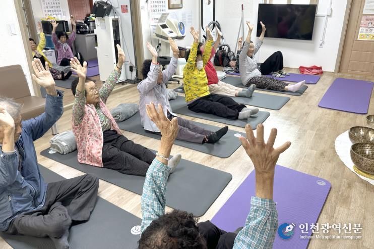 청송군치매안심센터, 진보면 광덕1리 치매보듬마을 치유명상 프로그램 운영