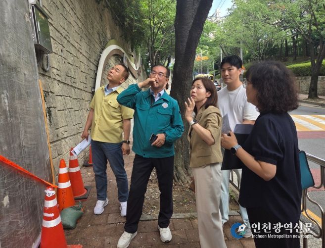 집중 호우 피해 지역 현장 점검 ‘신속 대응