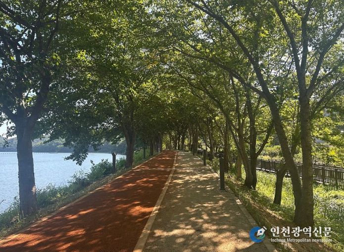 회동수원지‘여울생태숲 황톳길’ 조성