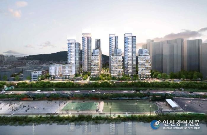 서울시 신속통합기획이 확정된 중화동 309-39일대 조감도