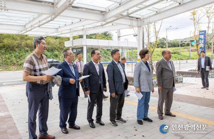 해남군의회, 목포보성선 개통 앞두고 해남역 사전 방문