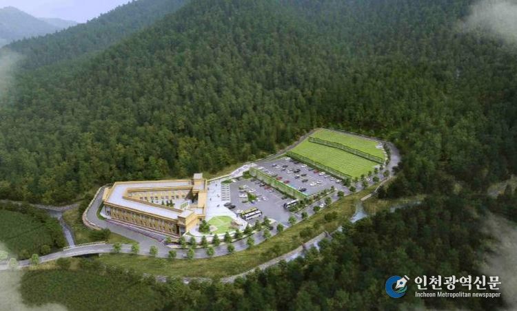 고흥군, 고흥군립하늘공원 공정률 80% 달성... 10월부터 사전접수 시작 - 고흥군립하늘공원 조감도