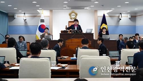 9월19일 제287회 임시회 제2차 본회의 전경