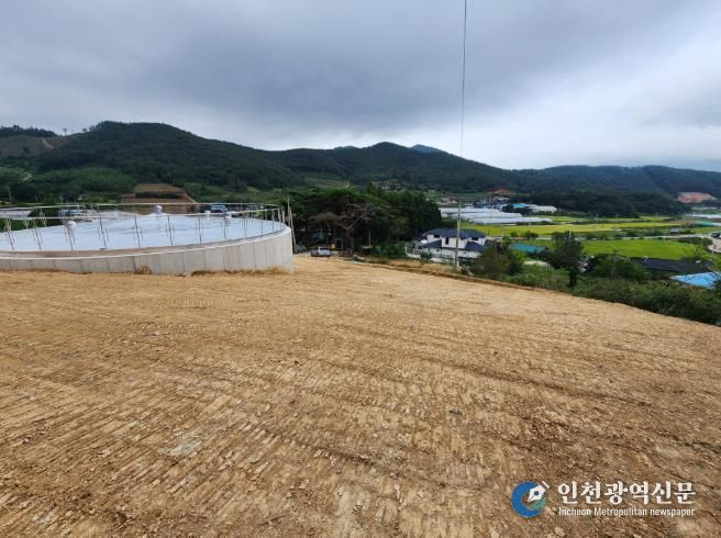 고흥군, 도화면 가화리 일대 상수도 안정화 사업 마무리 (1) - 도화면 가화리 물탱크.