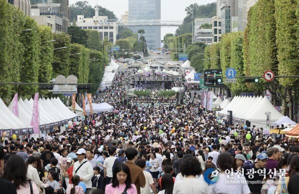 9월 27일~28 반포대로에서 펼쳐진 ‘서리풀뮤직페스티벌’ 전경