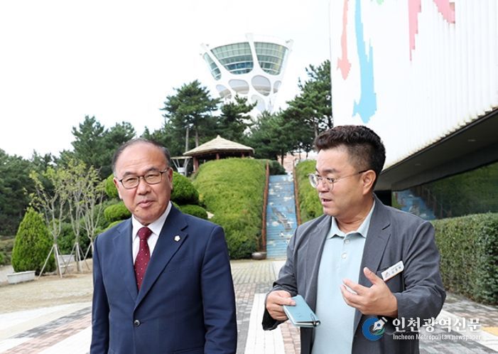 아시아조류박람회 현장 점검하는 조동식 의장