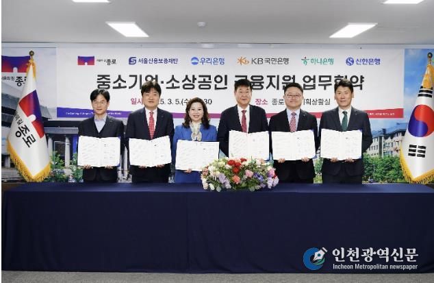 중소기업·소상공인 금융지원 업무협약식