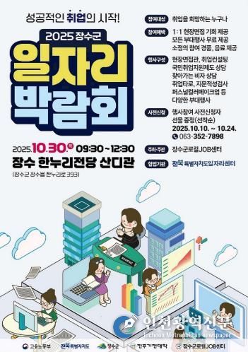 장수군 ‘2025 장수군 일자리 박람회’개최