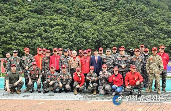 해병대 전우회 달서구지회, 월광수변공원 도원지 정화활동 실시