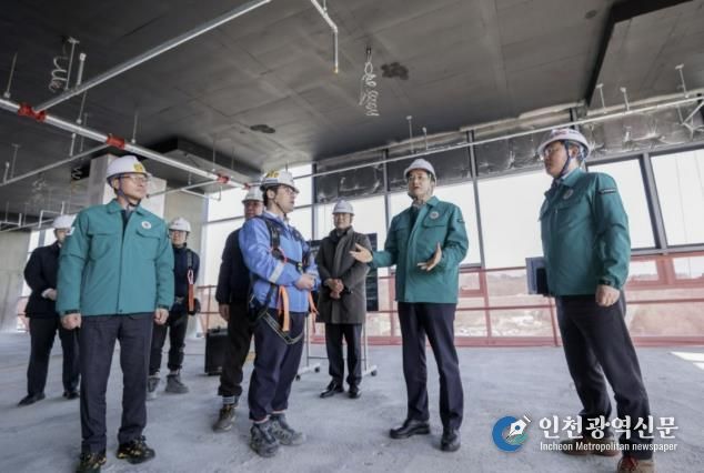 ‘사전대응 시스템’운영 일환으로 진행 중인 성사혁신지구 공사 현장점검