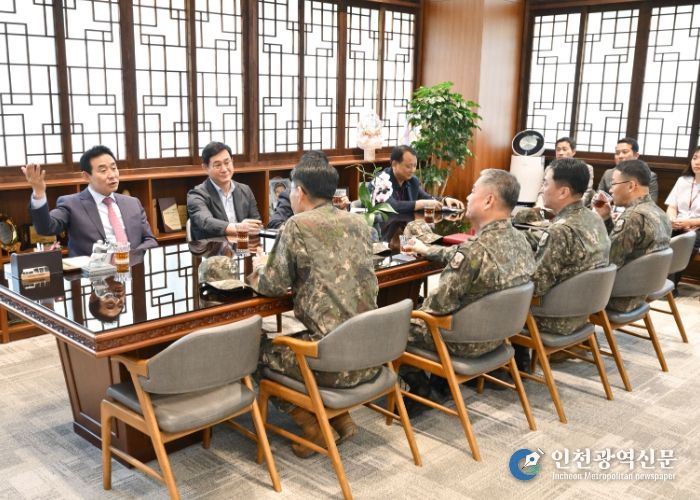 드론작전사령관 접견