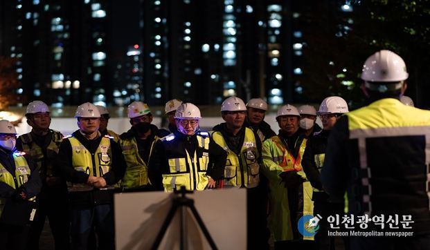 인천시설공단, 송도국제도시 컨벤시아대로 등 9개 노선 도로 포장공사 실시
