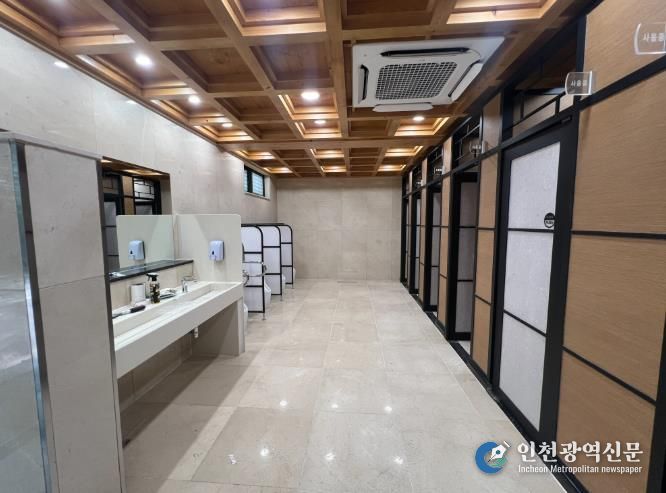 불국사 화장실 리모델링 내부 전경
