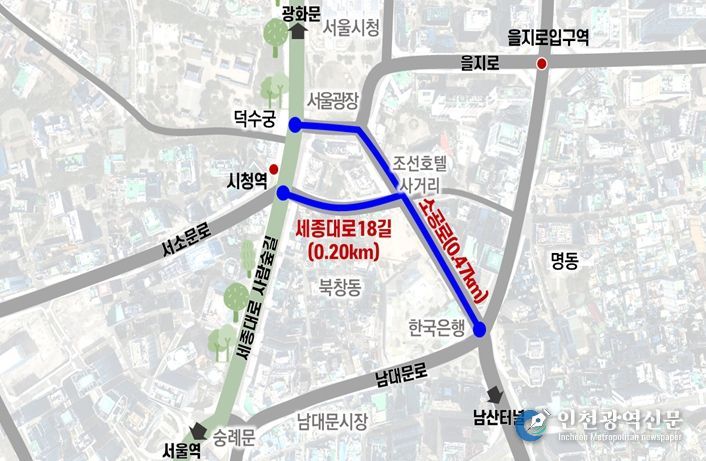 사업구간 위치도
