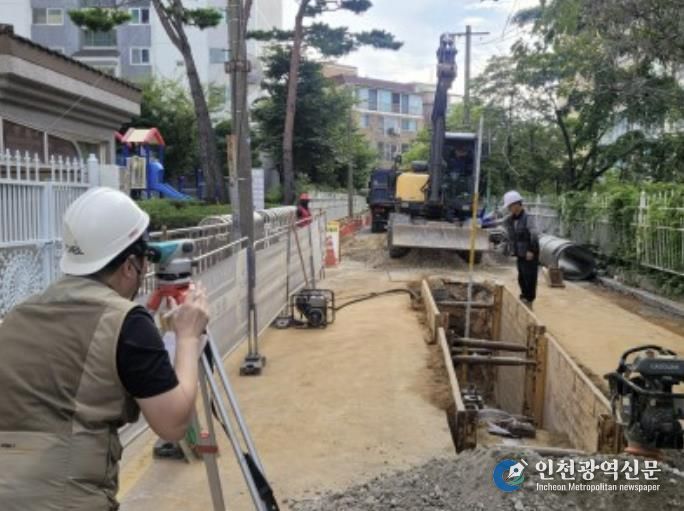 양천구 노후 하수관로 정비모습