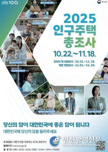 봉화군, 2025 인구주택총조사 실시