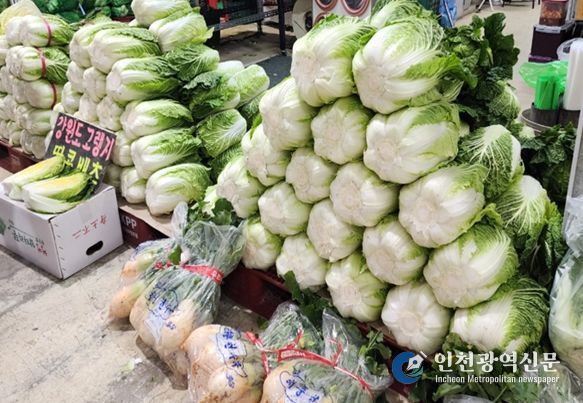 판매 중인 김장 재료