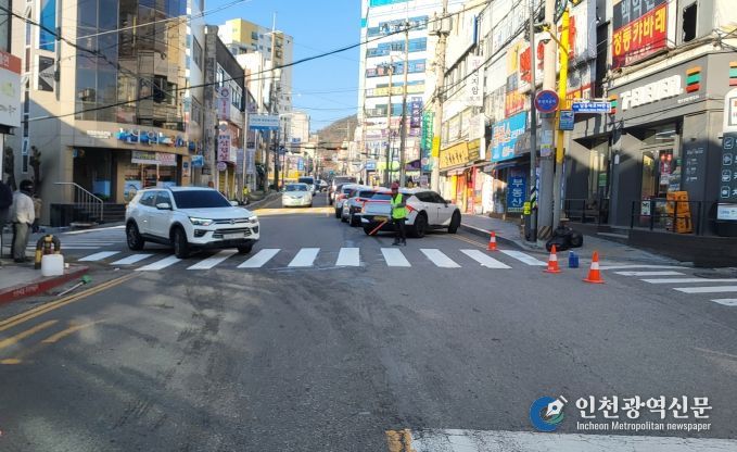 남동구, 용천로 오거리 ‘횡단보도’설치