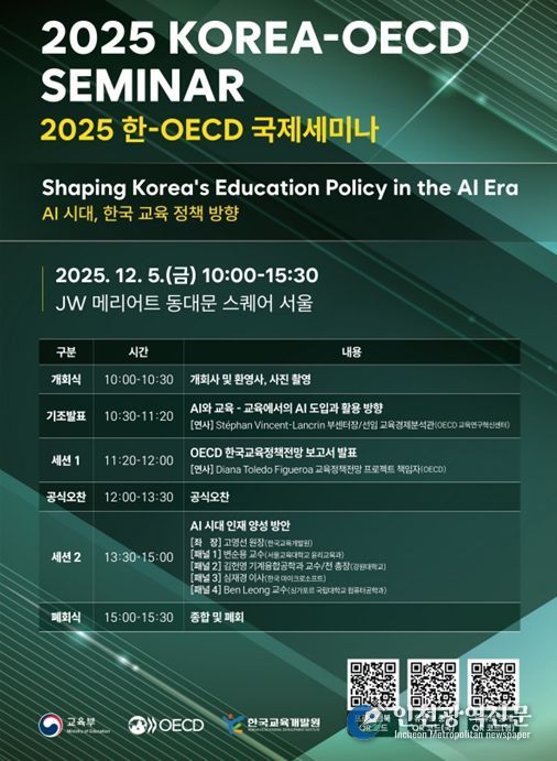 2025 한-경제협력개발기구(OECD) 국제세미나 포스터