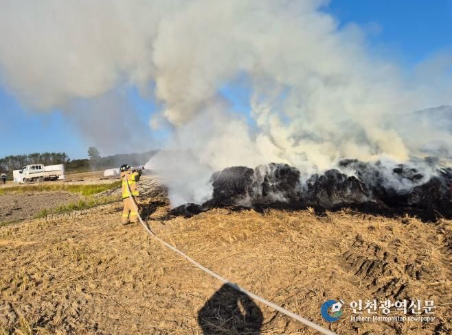 전남소방 메마른 대지에 불티는 치명적... 도민 안전 위해 소각 자제 부탁