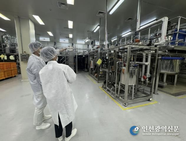 식품제조업소 위생상태 점검 사진