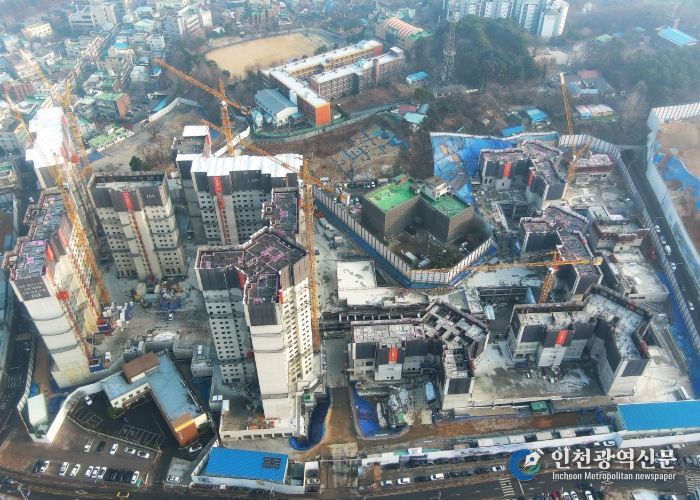 북변3구역 재개발사업 공사사진