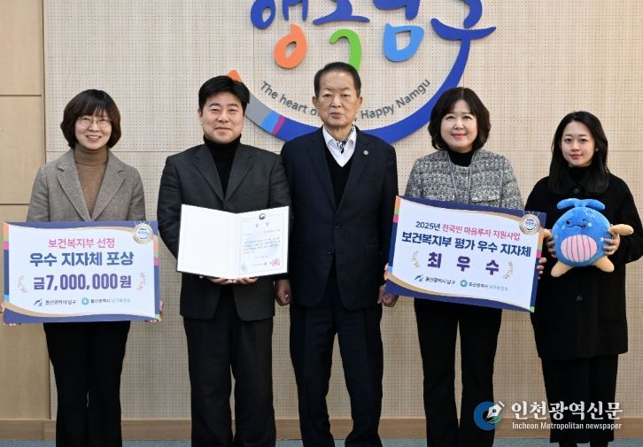 2025년 전국민 마음투자 지원사업 보건복지부 평가‘최우수지자체’선정