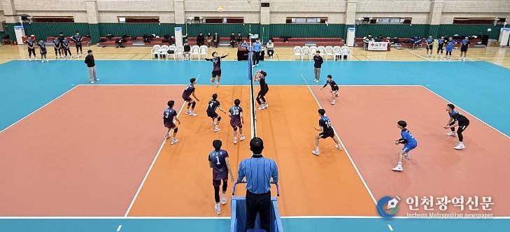 27일 막을 올린 2026 영천스타배 동계스토브리그 전국중고배구대회 모습