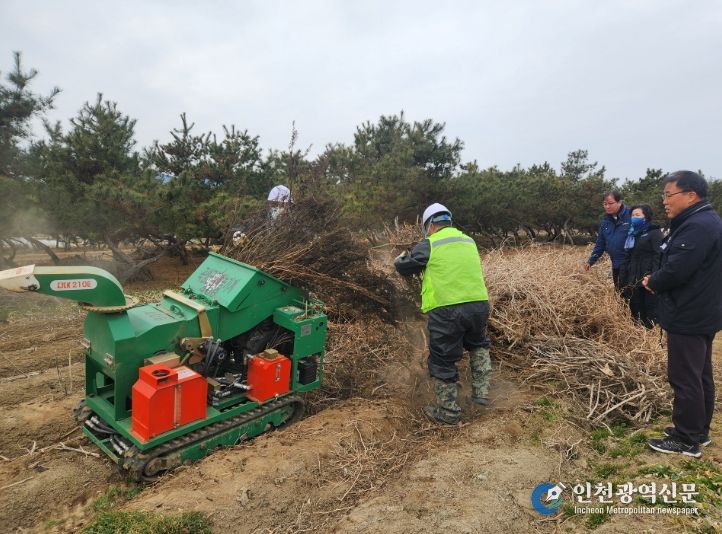 곡성군 영농부산물 파쇄지원단