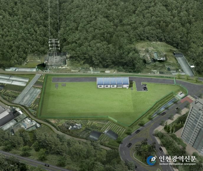 하안동에 설치되는 하수저류시설 조감도