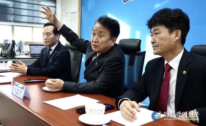 진천군청 기자실 방문