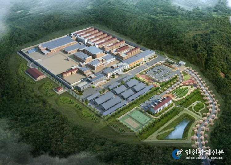 봉산동 교도소 조감도