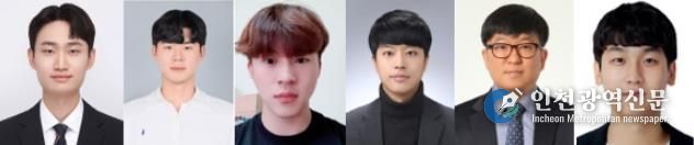 경상국립대학교 신광용 연구원 공동제1저자, 박상욱 학생 공동제1저자, 윤동환 학생 공동제1저자, 이태경 교수 공동 교신저자, 김기환 교수 공동 교신저자, 한국화학연구원 신윤섭 선임연구원 공동 교신저자(사진 왼쪽부터).