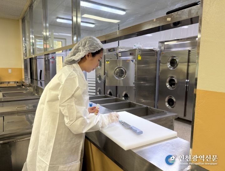 ‘학교급식 안전성 검사’ 실시