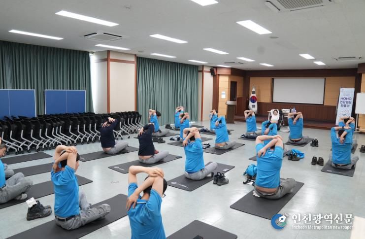 건강관리과HOHO 건강일터사업참여모습