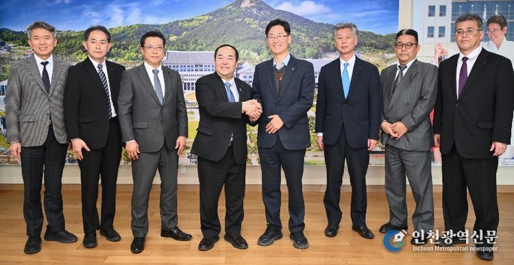 일본 히로시마현 의회 의장단 방문