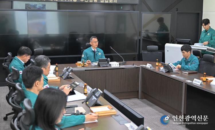 부시장 권한대행 체제 전환_호우피해 재해 복구 사업 추진 점검 회의