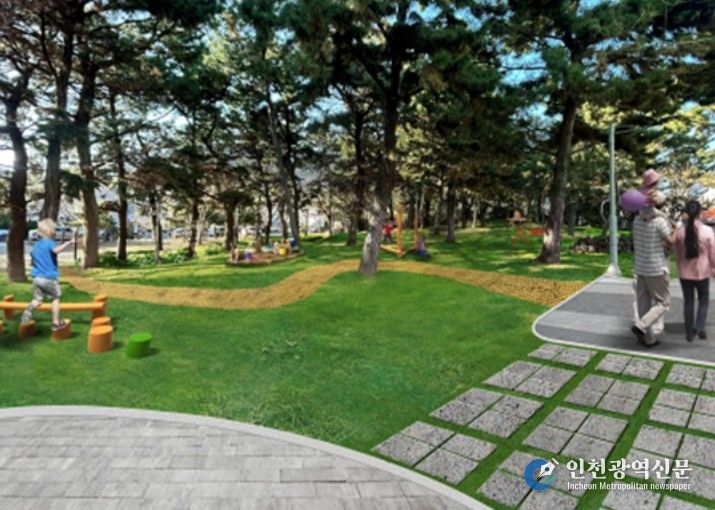 삼화제1근린공원 놀이시설 조감도