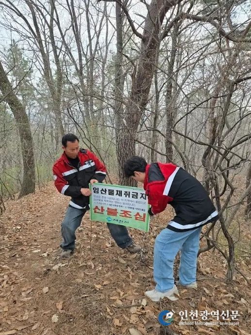 안내판 설치 사진
