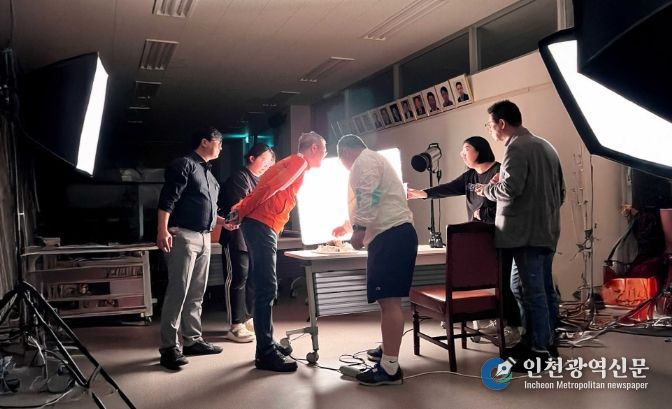 강진군 디지털 창업 실습교육이 농업기술센터에서 진행되고 있는 모습.