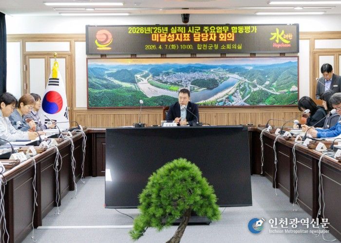 합천군, 시군 합동평가 실적 제고 총력