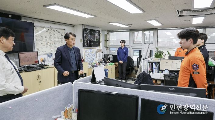 소방서 격려 사진