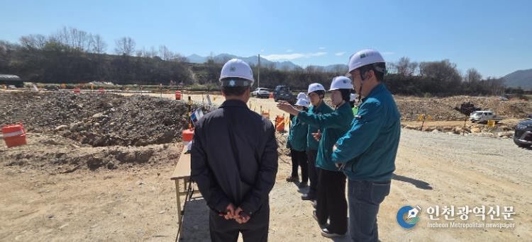 군수권한대행, 고견자연재해위험개선지구 정비사업 현장 방문