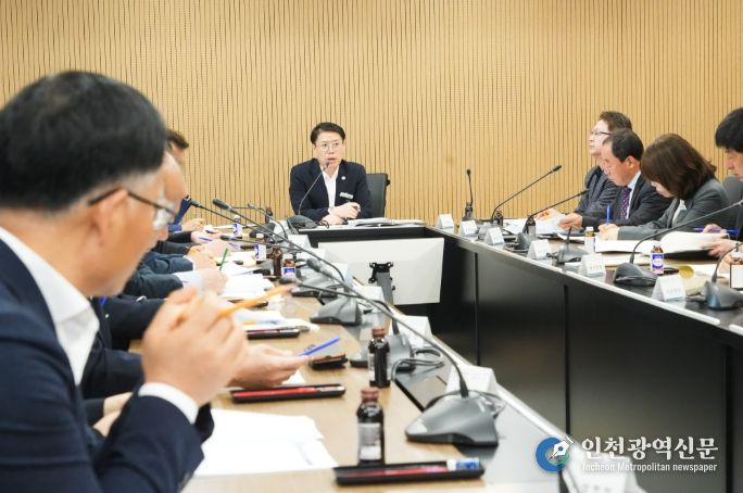 유재영 부군수 읍면장 긴급 현안회의